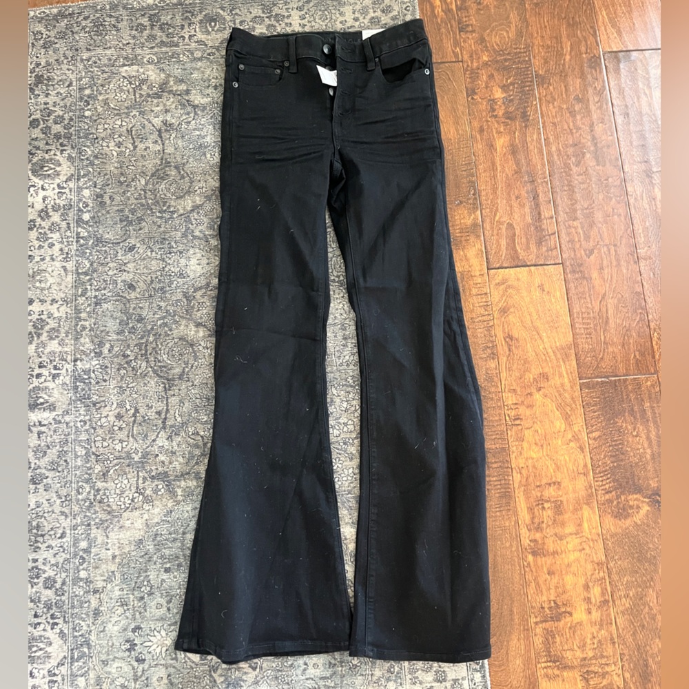 Black Flared Jeans